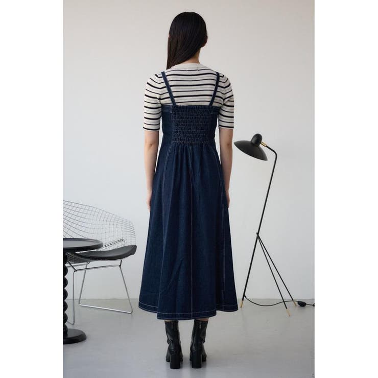 AZUL DENIM ダブルウエストキャミワンピース | AZUL BY MOUSSY | 詳細画像19 
