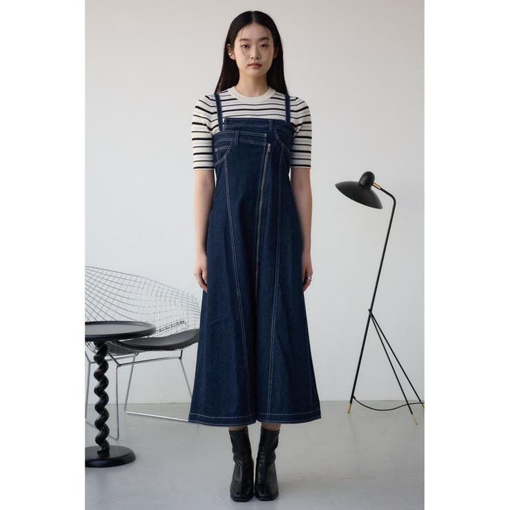 AZUL DENIM ダブルウエストキャミワンピース | AZUL BY MOUSSY | 詳細画像17 