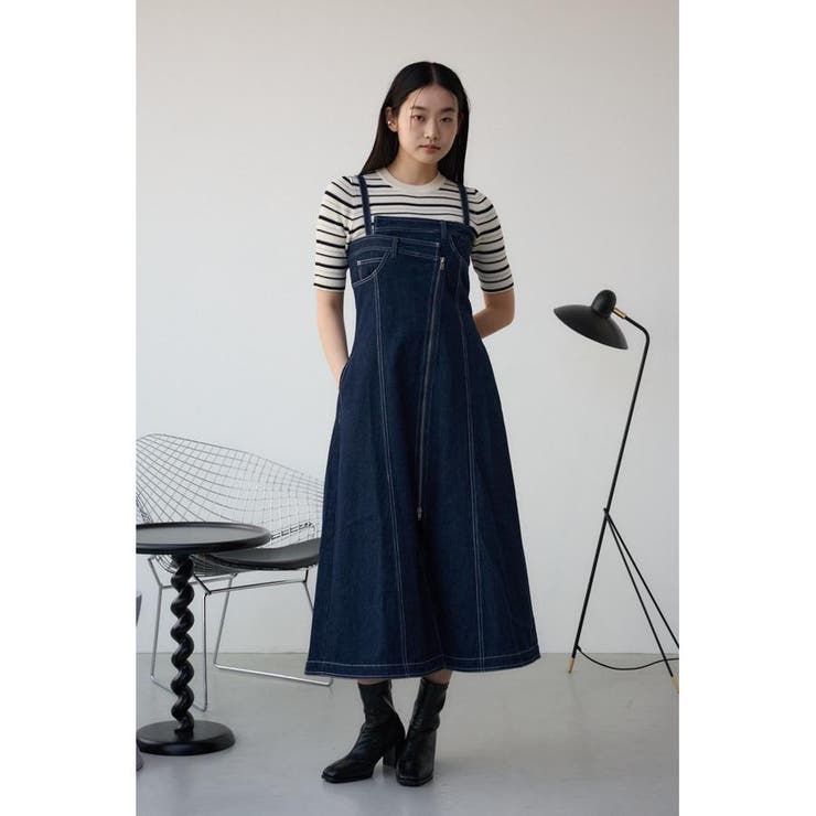 AZUL DENIM ダブルウエストキャミワンピース | AZUL BY MOUSSY | 詳細画像15 