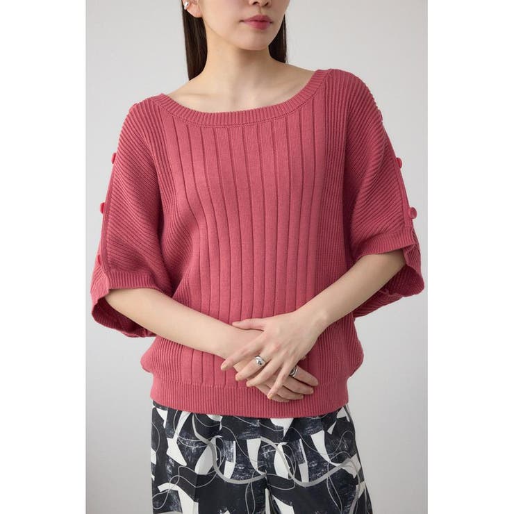 PNK | 2WAYショルダーボタンニット | AZUL BY MOUSSY