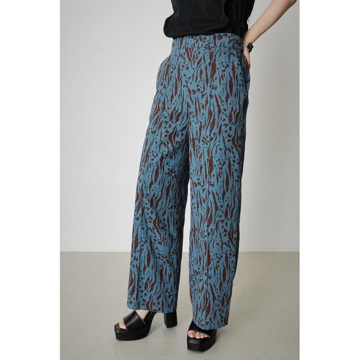 LINEN TOUCH ZEBRA PANTS[品番：AZLW0019916]｜AZUL BY MOUSSY