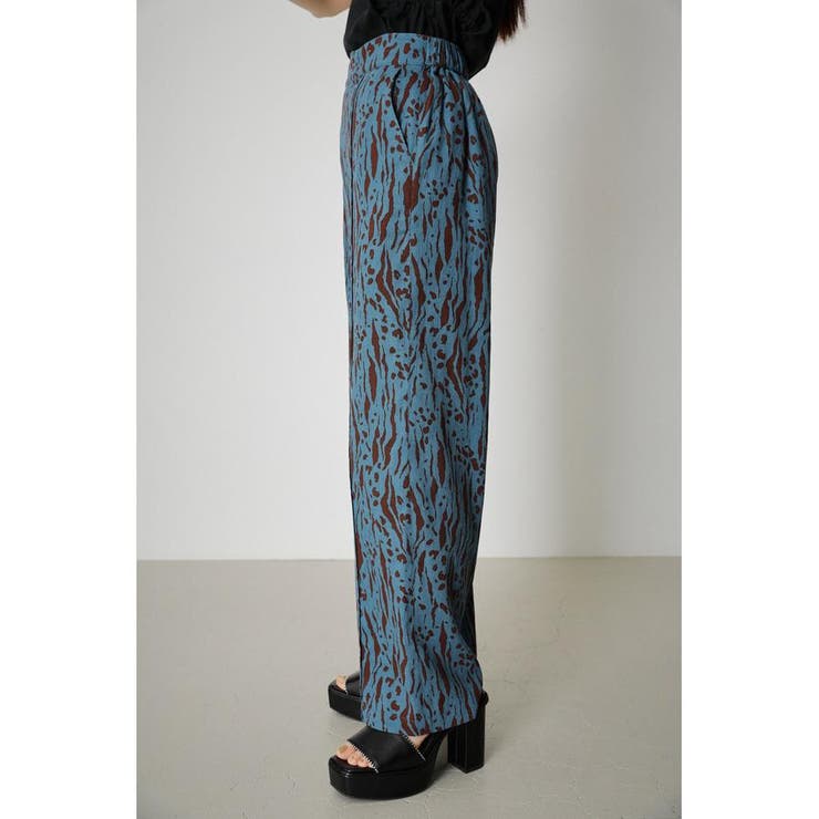 LINEN TOUCH ZEBRA PANTS[品番：AZLW0019916]｜AZUL BY MOUSSY