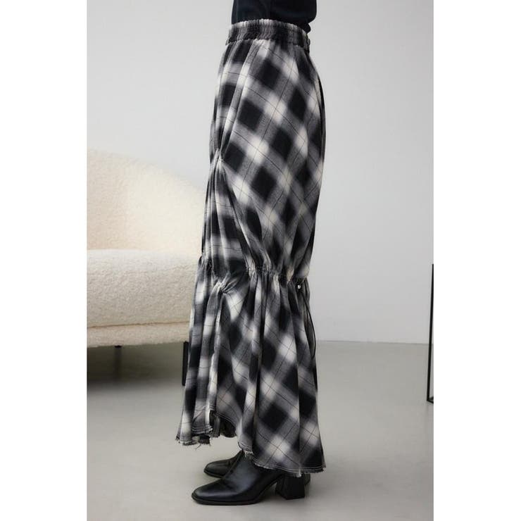 チェックボリュームスカート | AZUL BY MOUSSY | 詳細画像5 