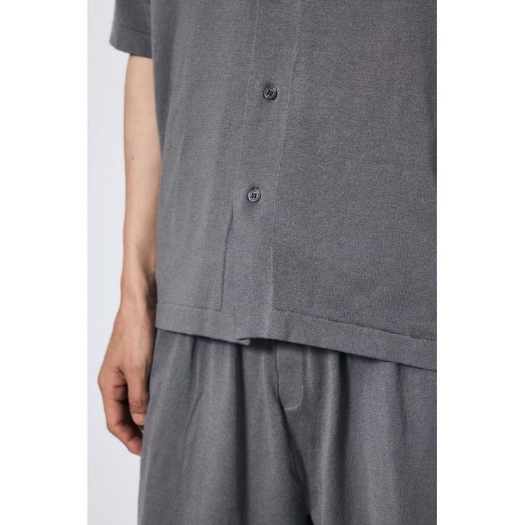 リラックスオープンカラーニットシャツ | AZUL BY MOUSSY | 詳細画像20 