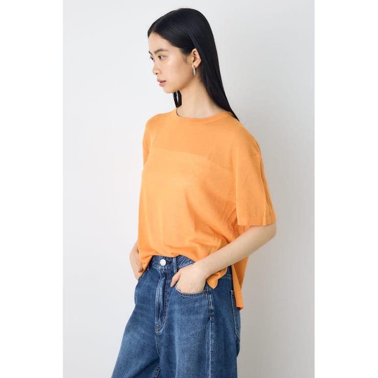 シアールーズ半袖ニット | AZUL BY MOUSSY | 詳細画像21 