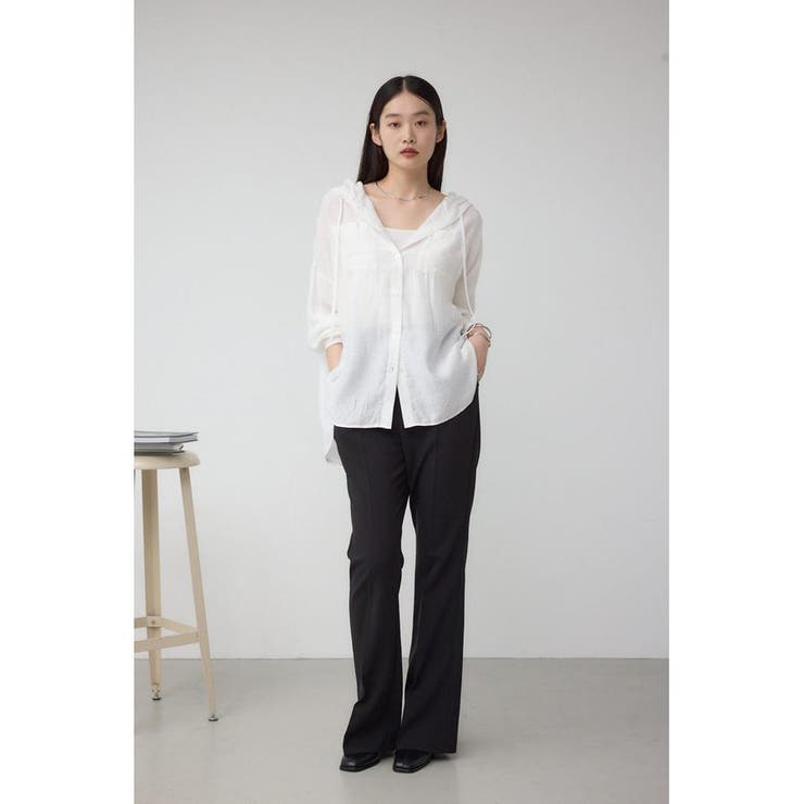 フード付きボタンシャツ | AZUL BY MOUSSY | 詳細画像4 