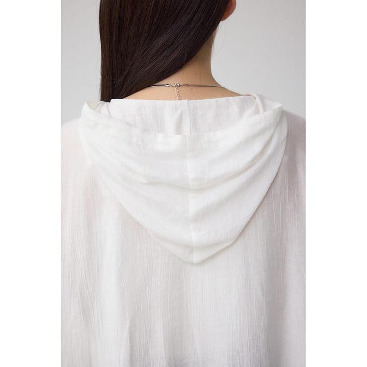 フード付きボタンシャツ | AZUL BY MOUSSY | 詳細画像9 