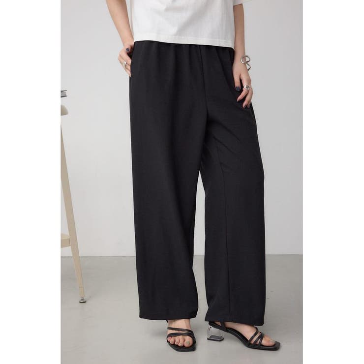 BLK | ウエストイージーワイドパンツ | AZUL BY MOUSSY