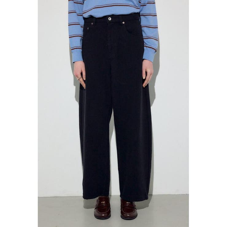 コットンリネンカーブワイドパンツ | AZUL BY MOUSSY | 詳細画像14 