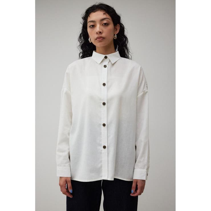 マウジー BACK GATHER BIG シャツ MOUSSY（マウジー）の「BACK GATHER シャツ（シャツ/ブラウス）」 - WEAR