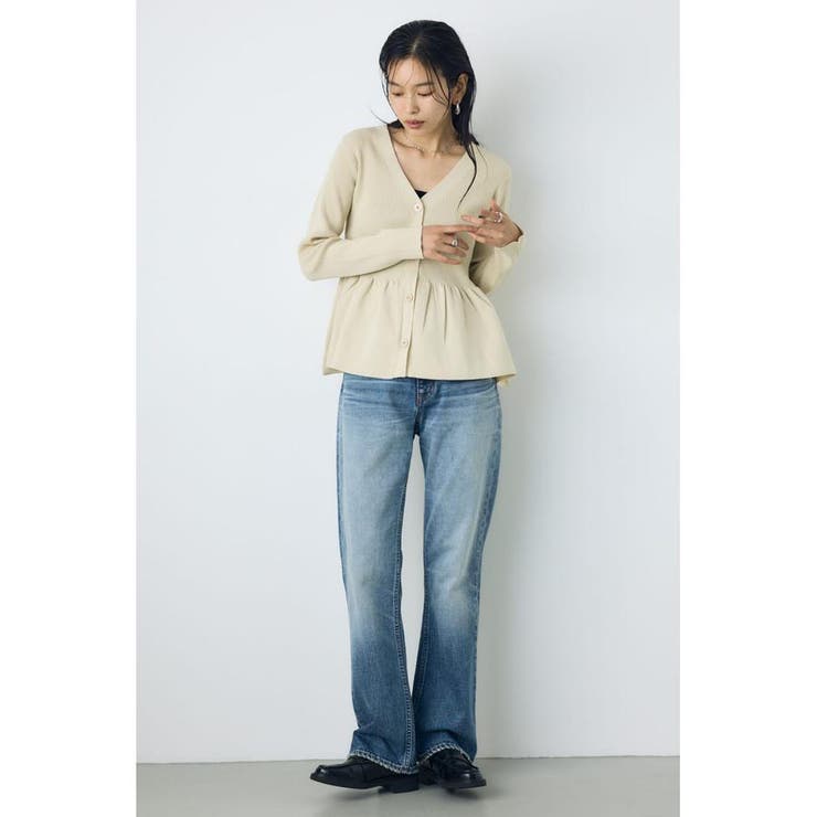 ペプラムカーディガン | AZUL BY MOUSSY | 詳細画像4 