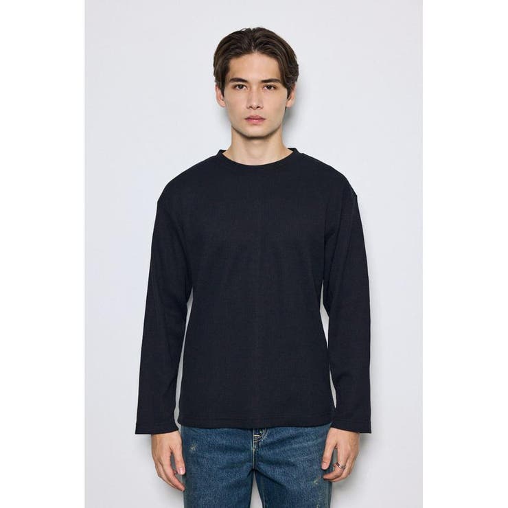 ワッフル長袖トップス | AZUL BY MOUSSY | 詳細画像15 