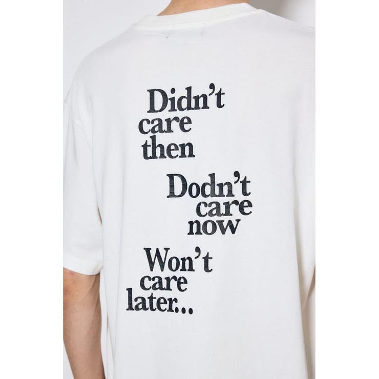 引き揃え天竺バックメッセージロゴTシャツ | AZUL BY MOUSSY | 詳細画像8 