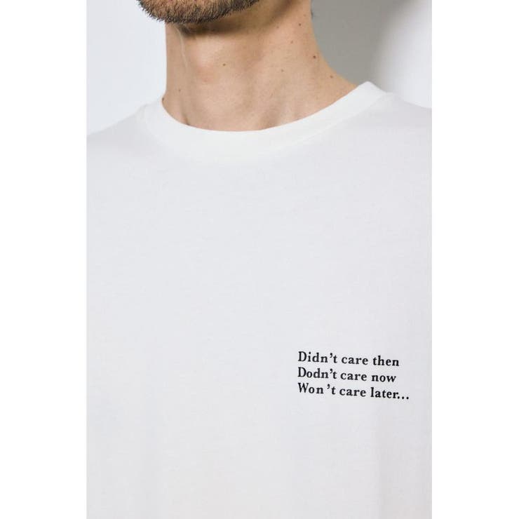 引き揃え天竺バックメッセージロゴTシャツ | AZUL BY MOUSSY | 詳細画像9 