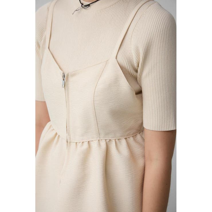 ジャガードフレアキャミ | AZUL BY MOUSSY | 詳細画像9 