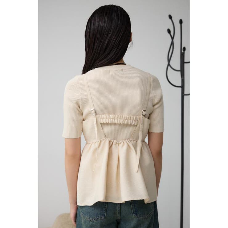 ジャガードフレアキャミ | AZUL BY MOUSSY | 詳細画像6 