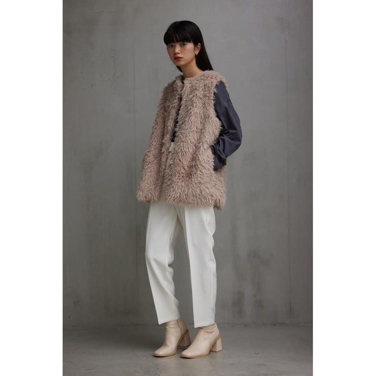 プードルフェイクファーベスト | AZUL BY MOUSSY | 詳細画像12 