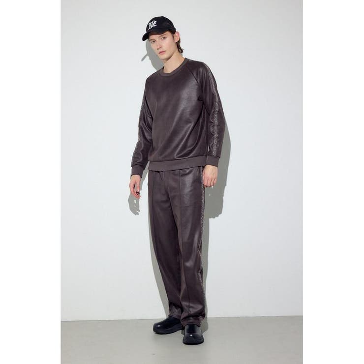 フェイクレザーラインパンツ | AZUL BY MOUSSY | 詳細画像15 