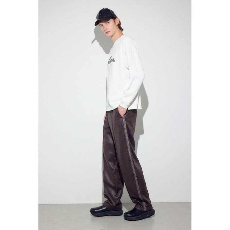 フェイクレザーラインパンツ[品番：AZLW0024212]｜AZUL BY MOUSSY