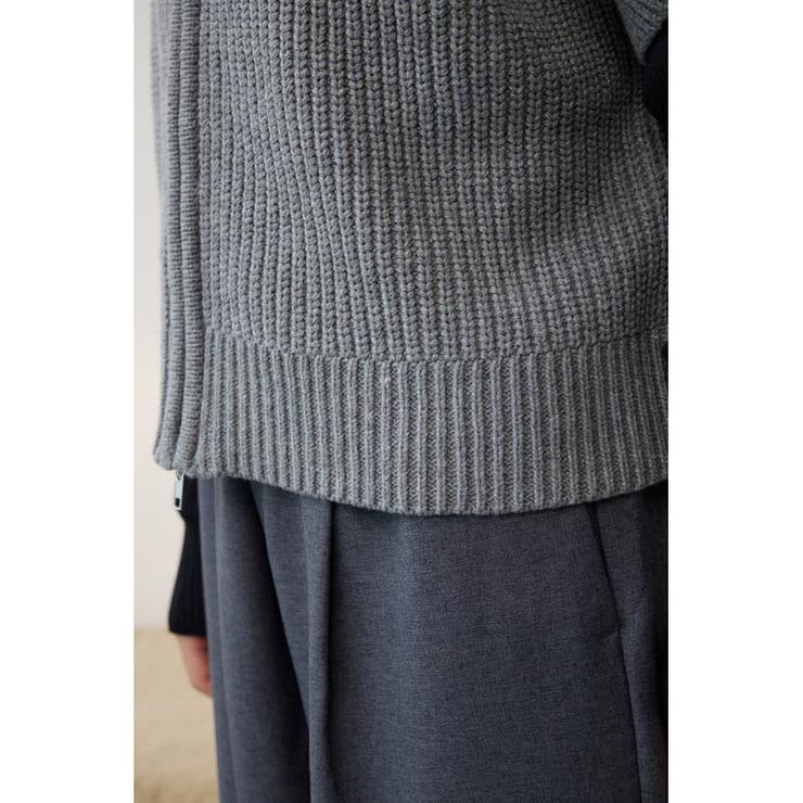 ジップアップニットベスト | AZUL BY MOUSSY | 詳細画像29 