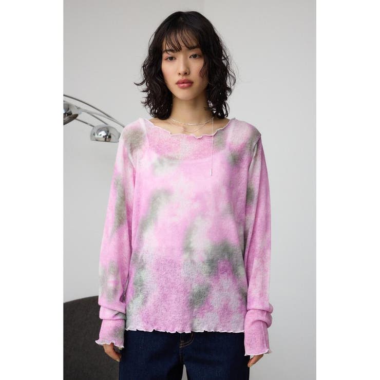 タイダイリブカットソー | AZUL BY MOUSSY | 詳細画像15 