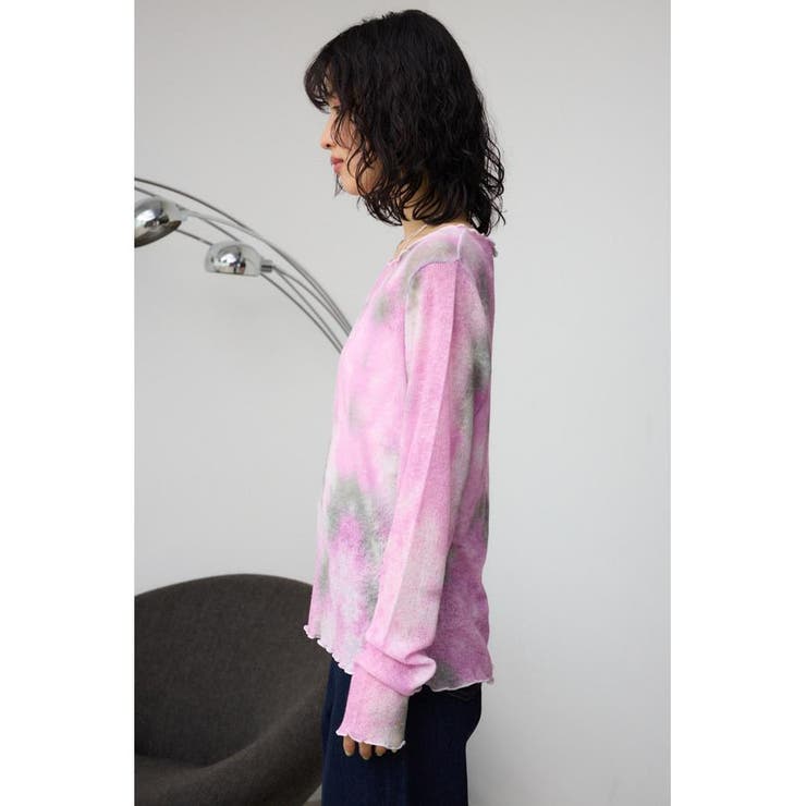 タイダイリブカットソー | AZUL BY MOUSSY | 詳細画像16 