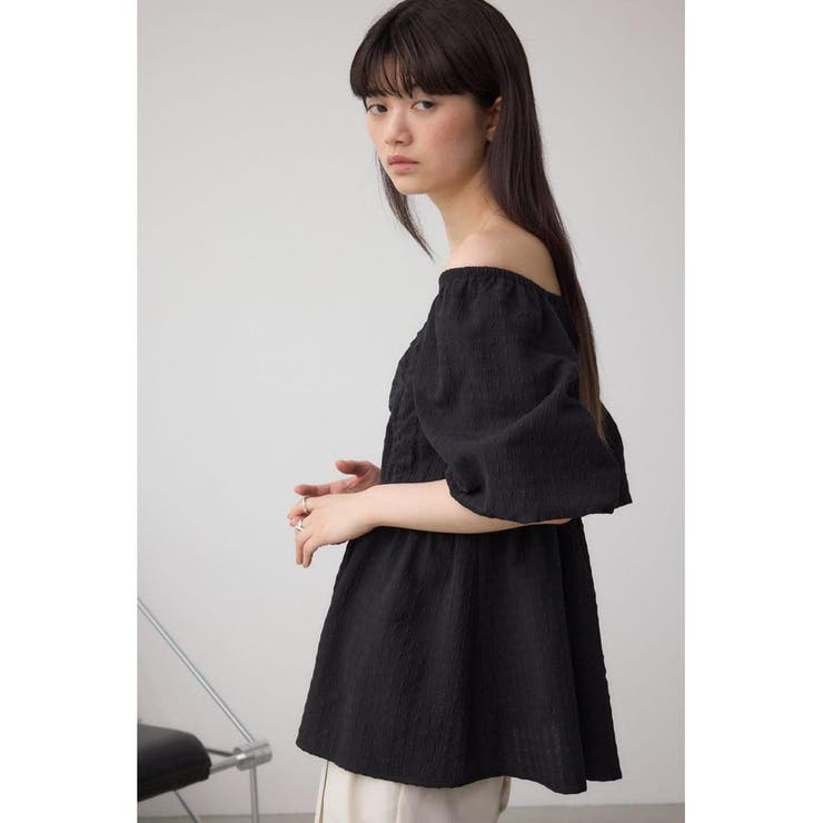 2WAYペプラムギャザーブラウス | AZUL BY MOUSSY | 詳細画像18 