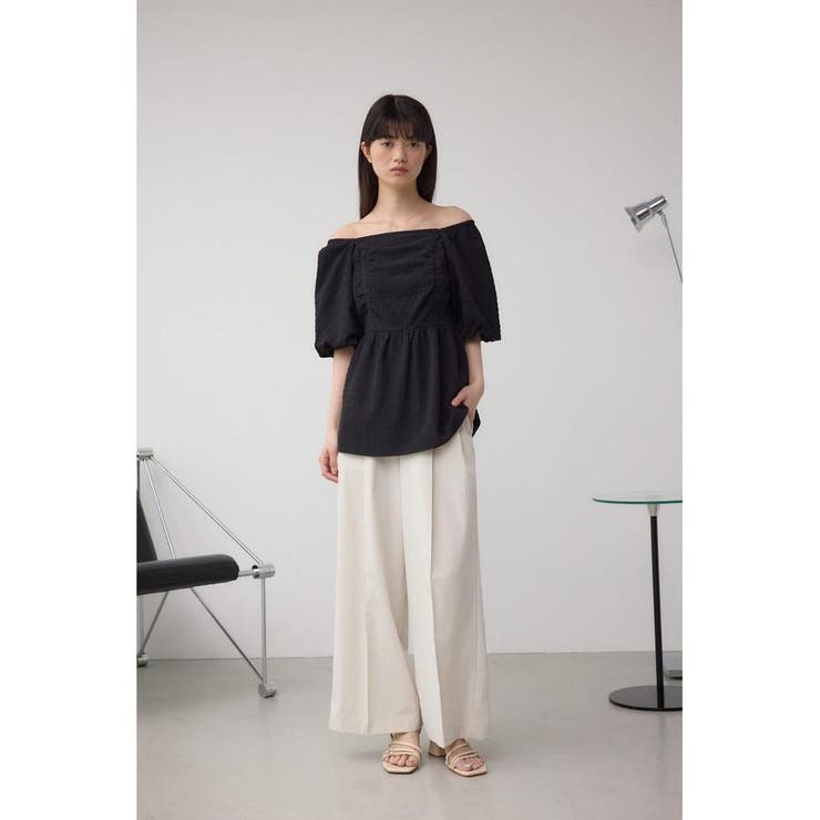 2WAYペプラムギャザーブラウス | AZUL BY MOUSSY | 詳細画像19 