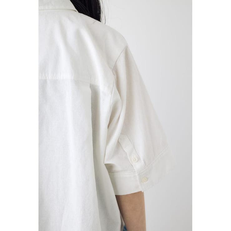 フレンチリネンCOOLMAXショートドルマンシャツ | AZUL BY MOUSSY | 詳細画像6 