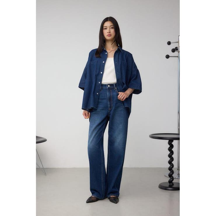 C/T冷感デニムドルマンシャツ[品番：AZLW0023586]｜AZUL BY MOUSSY