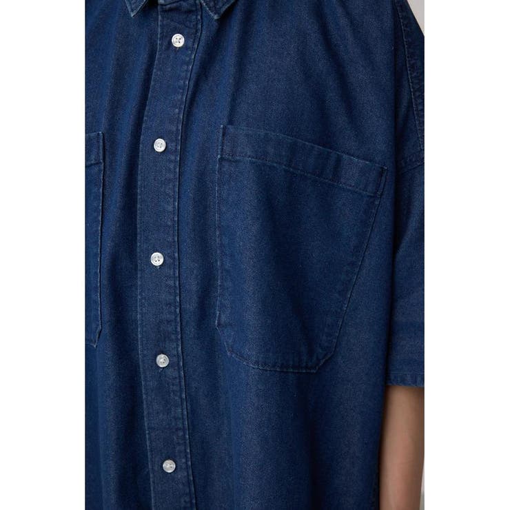C/T冷感デニムドルマンシャツ | AZUL BY MOUSSY | 詳細画像19 