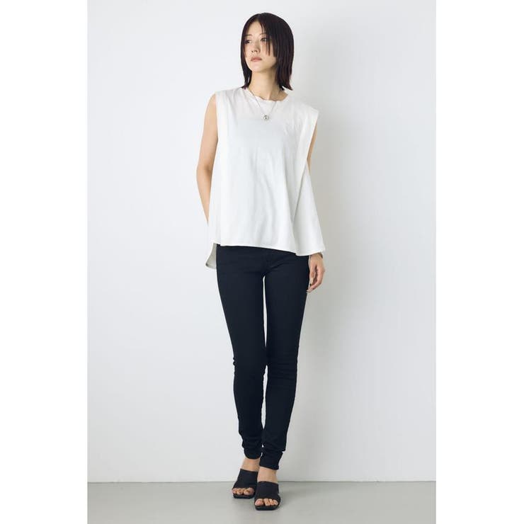 リュクスフローノースリフレアカットトップス | AZUL BY MOUSSY | 詳細画像6 