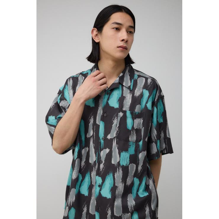 ランダムペイント開襟シャツ | AZUL BY MOUSSY | 詳細画像26 