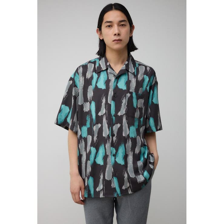 ランダムペイント開襟シャツ | AZUL BY MOUSSY | 詳細画像27 