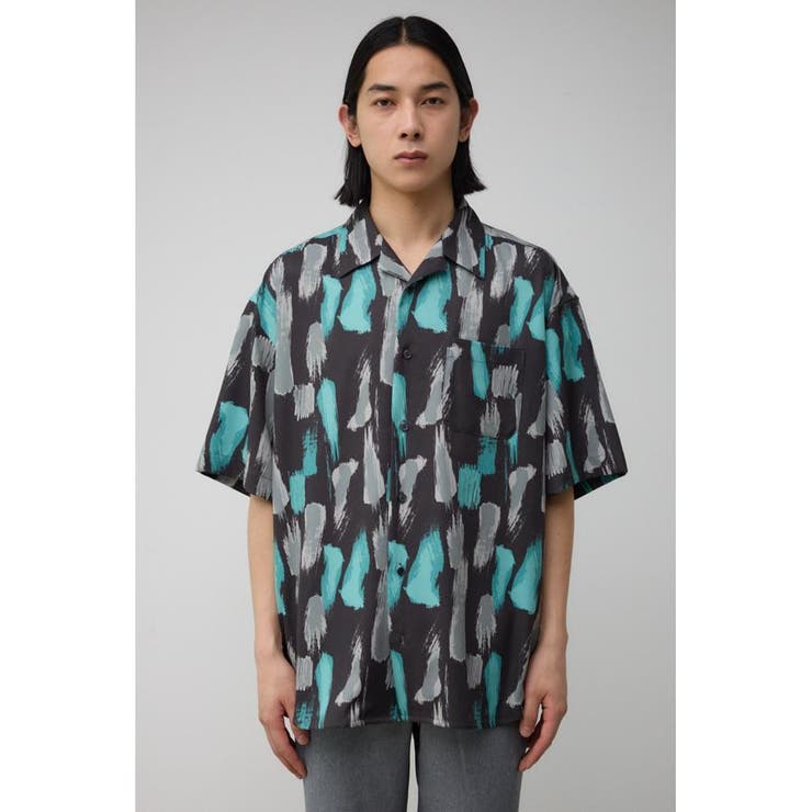 ランダムペイント開襟シャツ | AZUL BY MOUSSY | 詳細画像29 