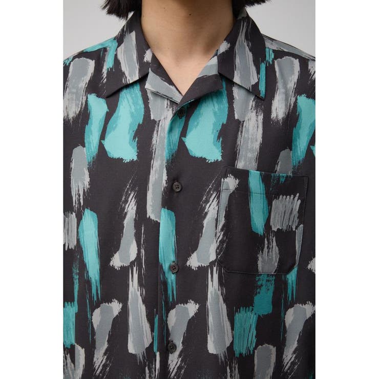 ランダムペイント開襟シャツ | AZUL BY MOUSSY | 詳細画像32 