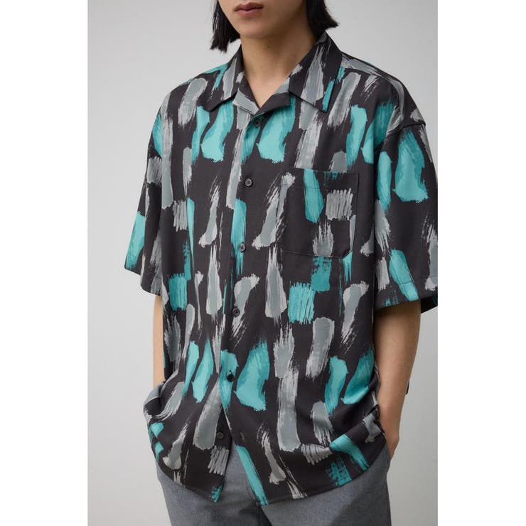 ランダムペイント開襟シャツ | AZUL BY MOUSSY | 詳細画像25 