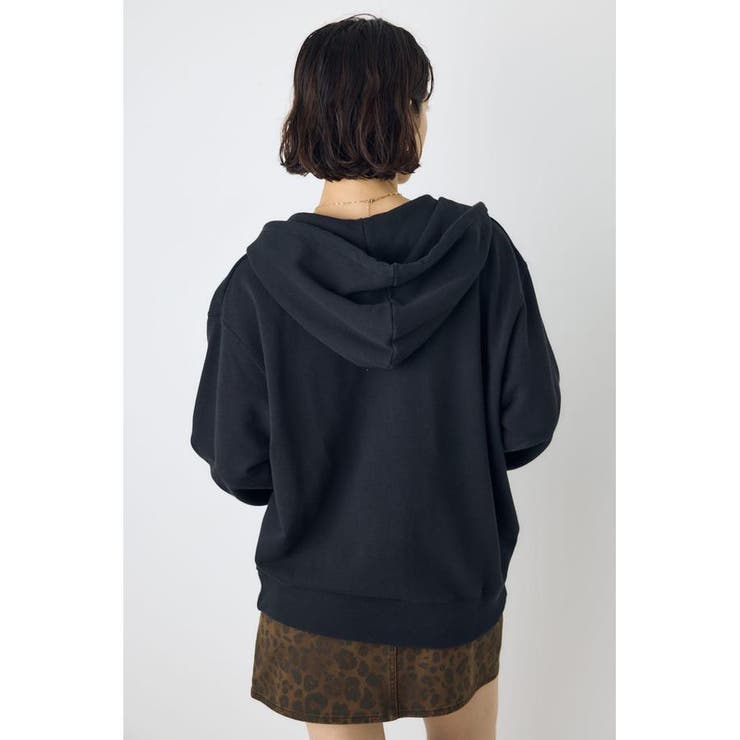ダブルジップアソートロゴフーディ | AZUL BY MOUSSY | 詳細画像4 