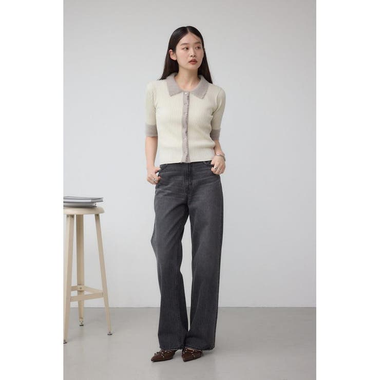 【mayonaka様】YONFAポロニット ミント ニットポロシャツ【強撚糸カノコ】 (MOKN5301-41) | MORLES