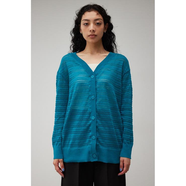 シャドーボーダーニットカーディガン | AZUL BY MOUSSY | 詳細画像25 