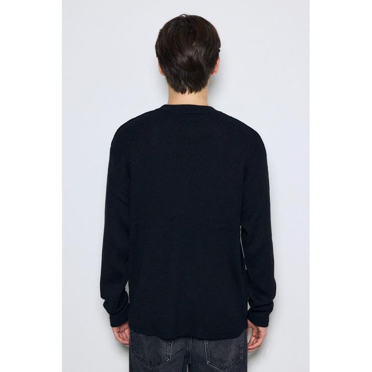 ハニカムクルーネックニットトップス | AZUL BY MOUSSY | 詳細画像18 