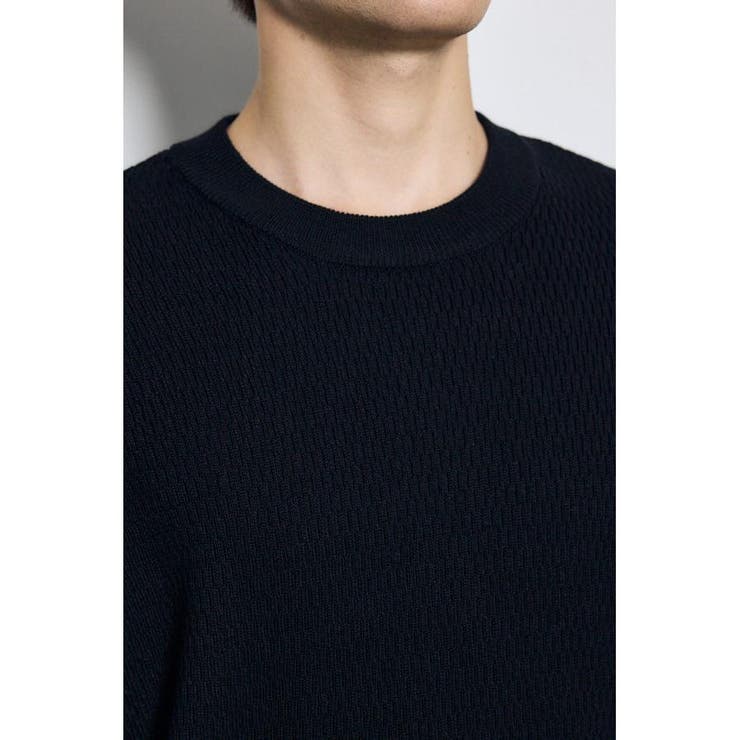 ハニカムクルーネックニットトップス | AZUL BY MOUSSY | 詳細画像19 