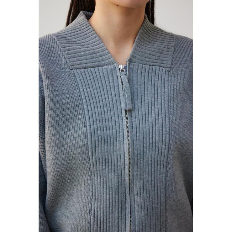 ジップアップニットブルゾン | AZUL BY MOUSSY | 詳細画像27 