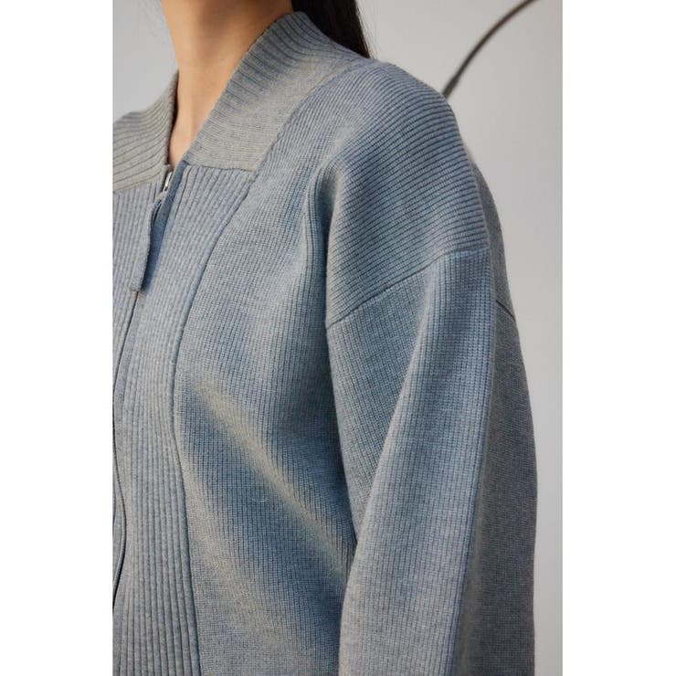 ジップアップニットブルゾン | AZUL BY MOUSSY | 詳細画像28 