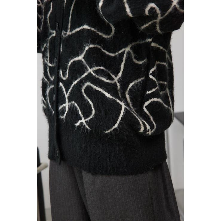 ライン柄ニットカーディガン | AZUL BY MOUSSY | 詳細画像13 