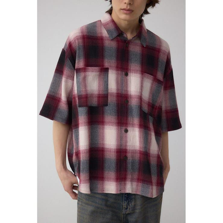 シアーチェックシャツ[品番：AZLW0023544]｜AZUL BY MOUSSY（アズール