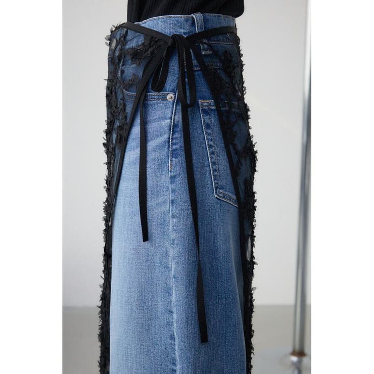 シアーレーススカート[品番：AZLW0023110]｜AZUL BY MOUSSY（アズール