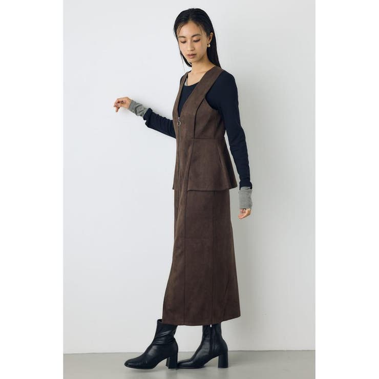 素材アソートペプラムジップジャンスカ | AZUL BY MOUSSY | 詳細画像12 