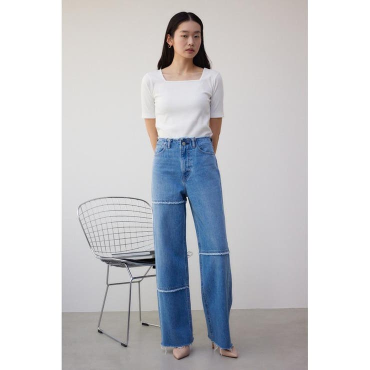 AZUL DENIM フリンジワイド | AZUL BY MOUSSY | 詳細画像15
