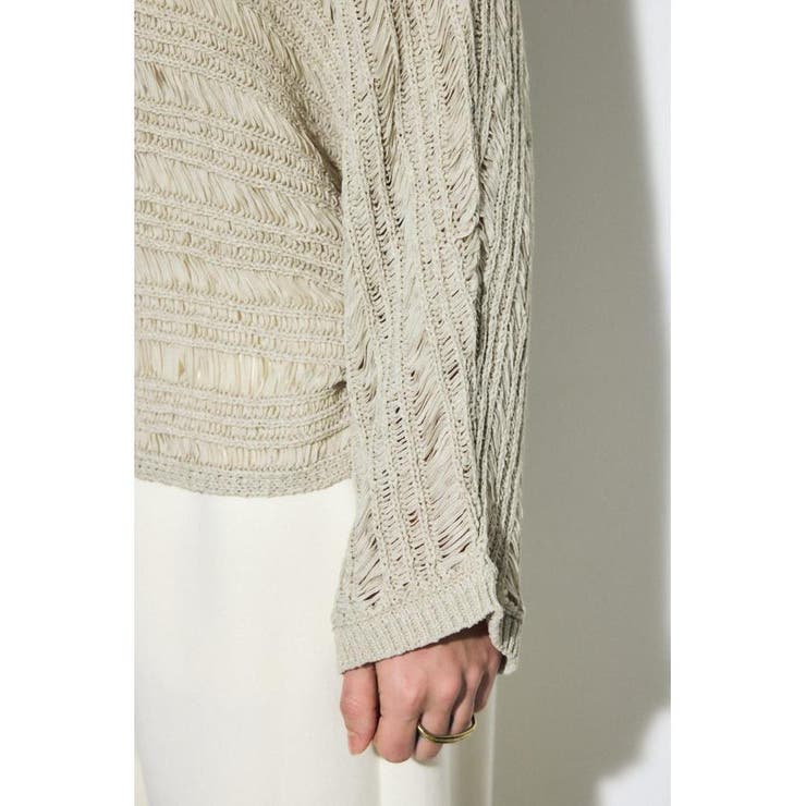 テープヤーンドルマンニットトップス | AZUL BY MOUSSY | 詳細画像27 